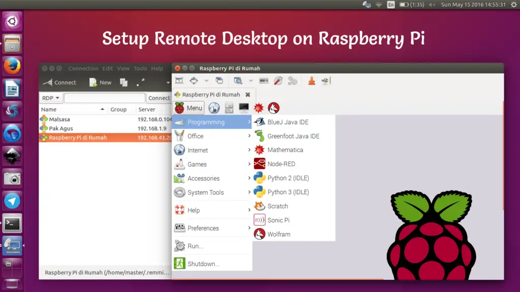 enable remote access on raspberry pi